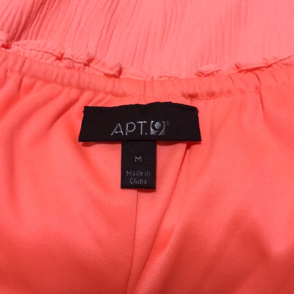 APT. 9 BRIGHT CORAL HI LO FULLY LINED SUNDRESS - Picture 6 of 9